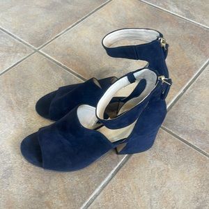 Nine West Navy Blue Heels